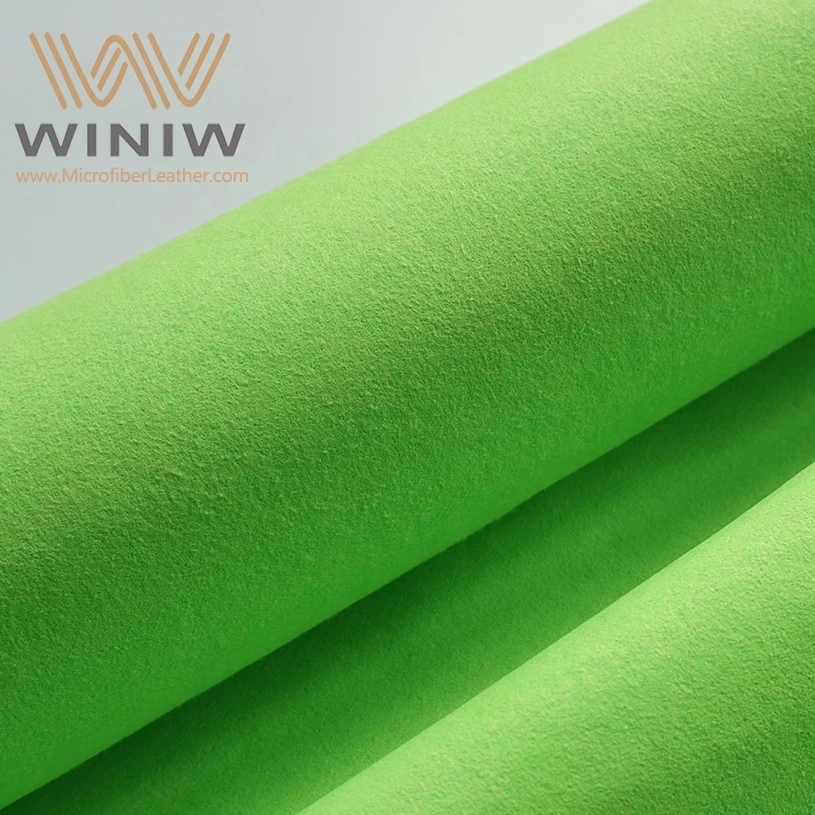 Green Suede Fabric