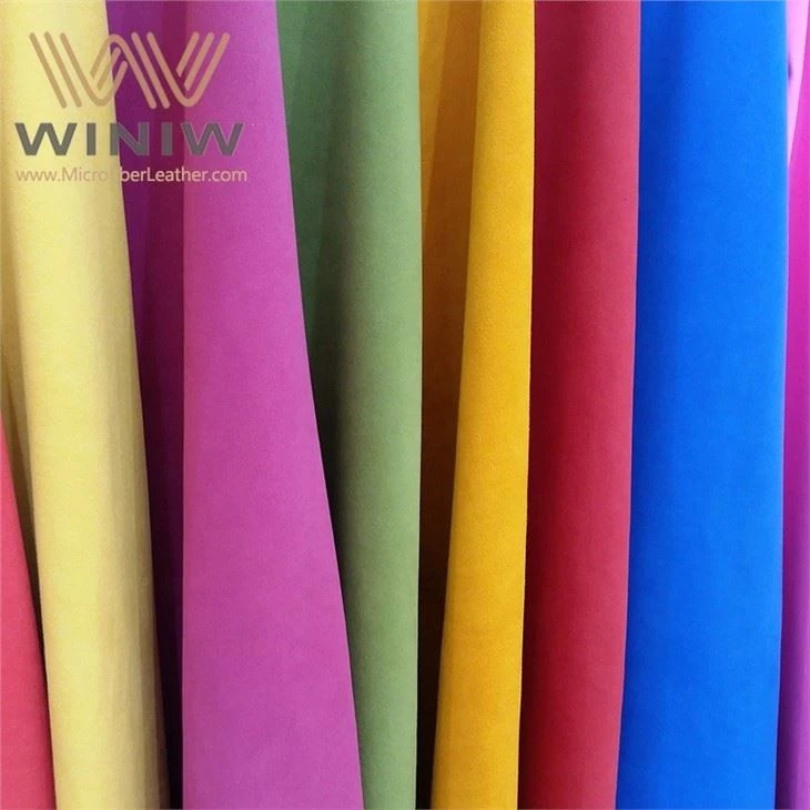 Green Suede Fabric Microfiber Synthetic Suede Leather For Car Seat
