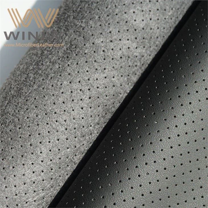 Perforated Vegan Leather For Car Steering Wheel Cover Armrest