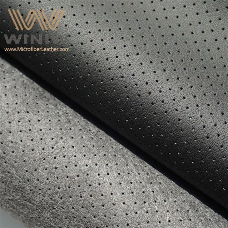 Perforated Vegan Leather For Car Steering Wheel Cover Armrest