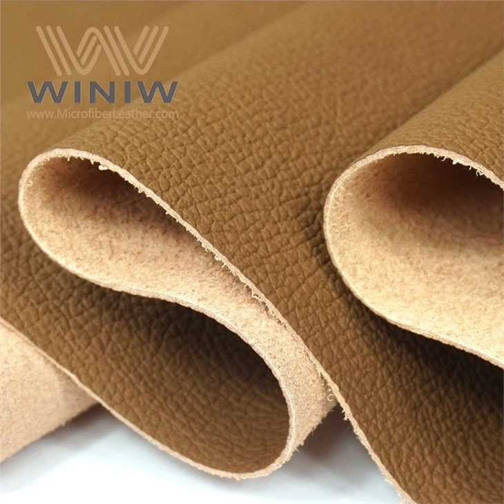 Breathable Light Brown Nappa Leather Car Seats Material
