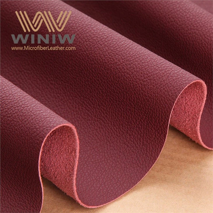 Burgundy Wine Red Synthetic Leather For Auto