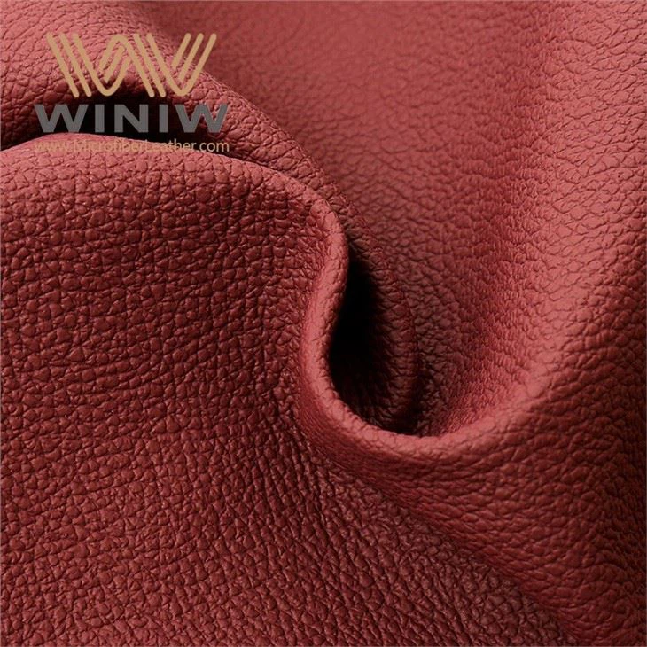 Burgundy Wine Red Synthetic Leather For Auto