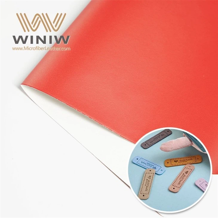 Tear Resistant Artificial Vegan Leather Faux Material For PU Tags